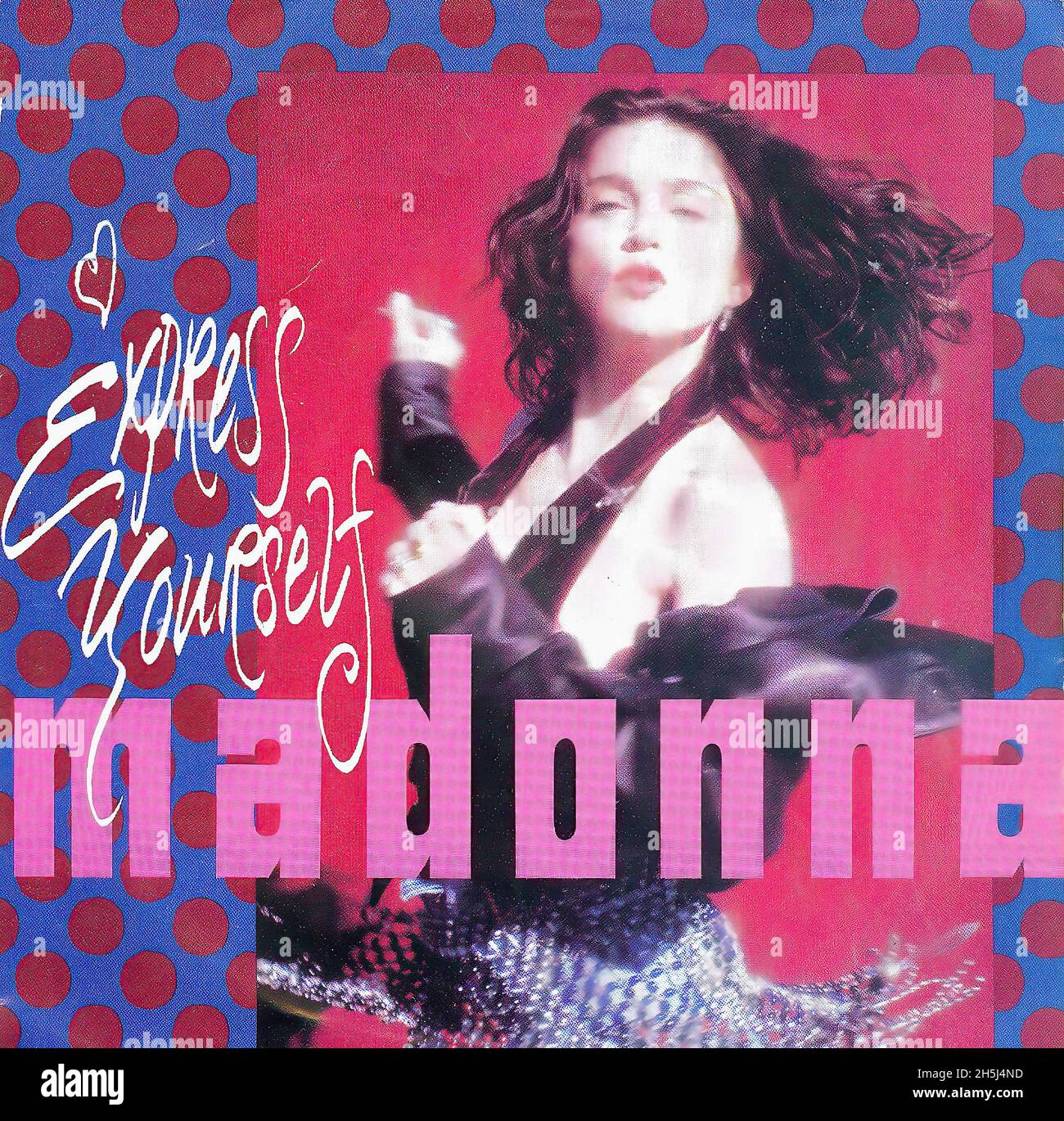 Vintage single record cover - Madonna - Express Yourself - D