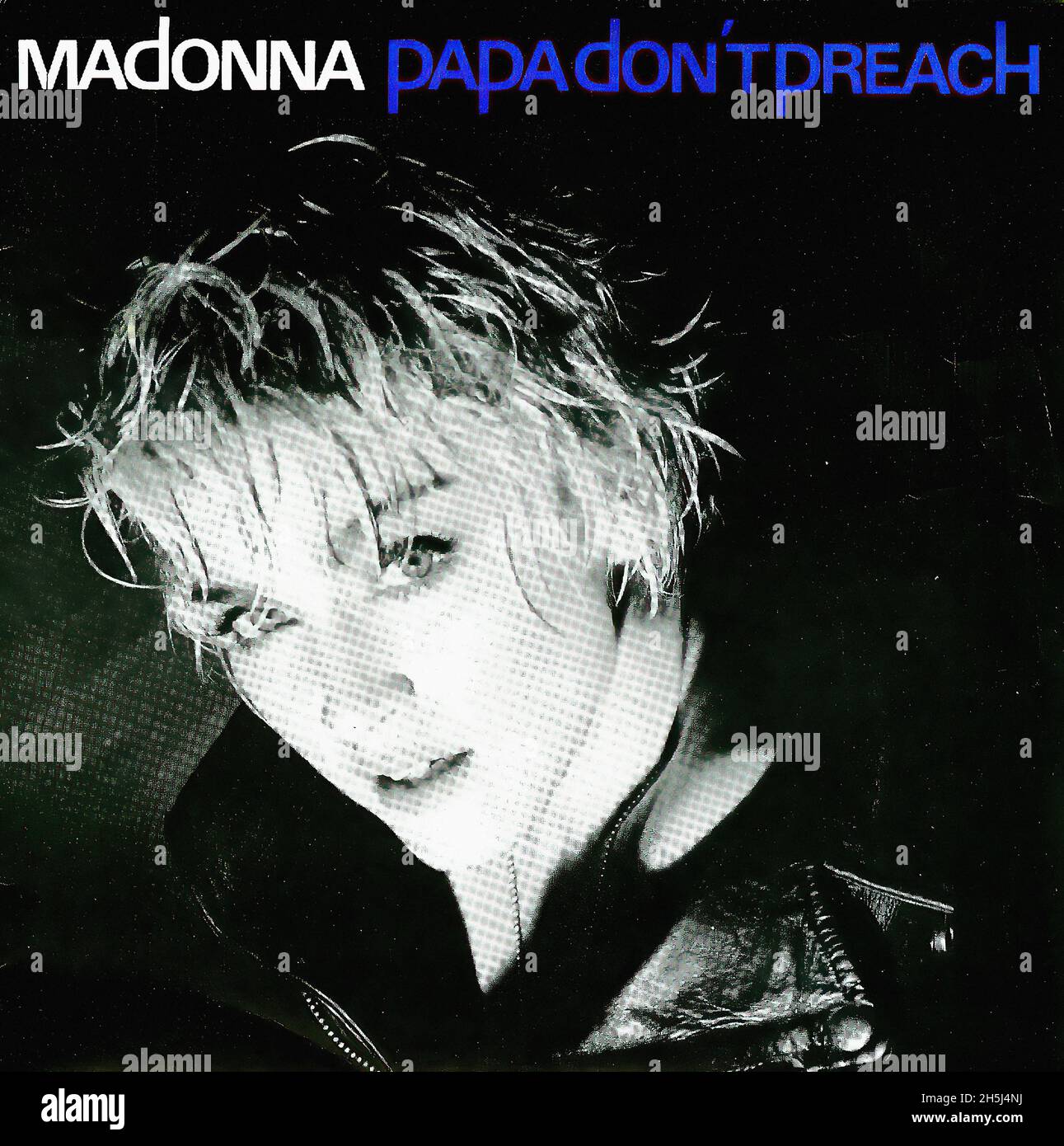 Vintage single record cover - Madonna - Papa Don't Preach