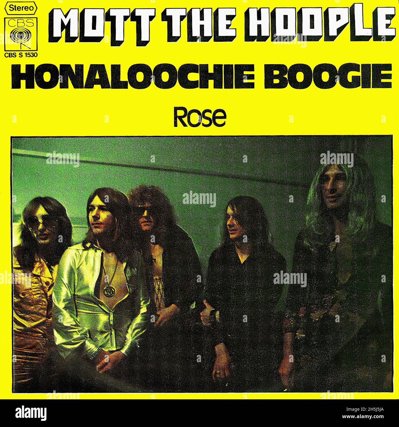 Vintage single record cover - Mott The Hoople - Honaloochie Boogie - D ...