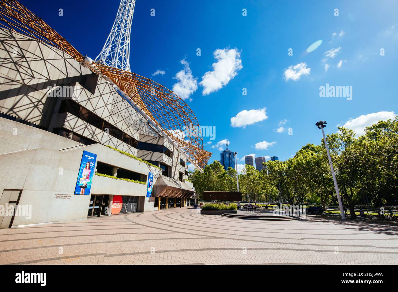 Arts Centre Melbourne in Australia Stock Photo Alamy