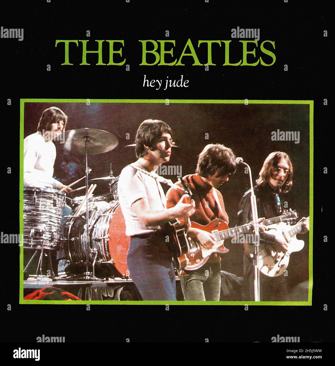 The Beatles - Hey Jude - Vintage Cover Album Stock Photo - Alamy
