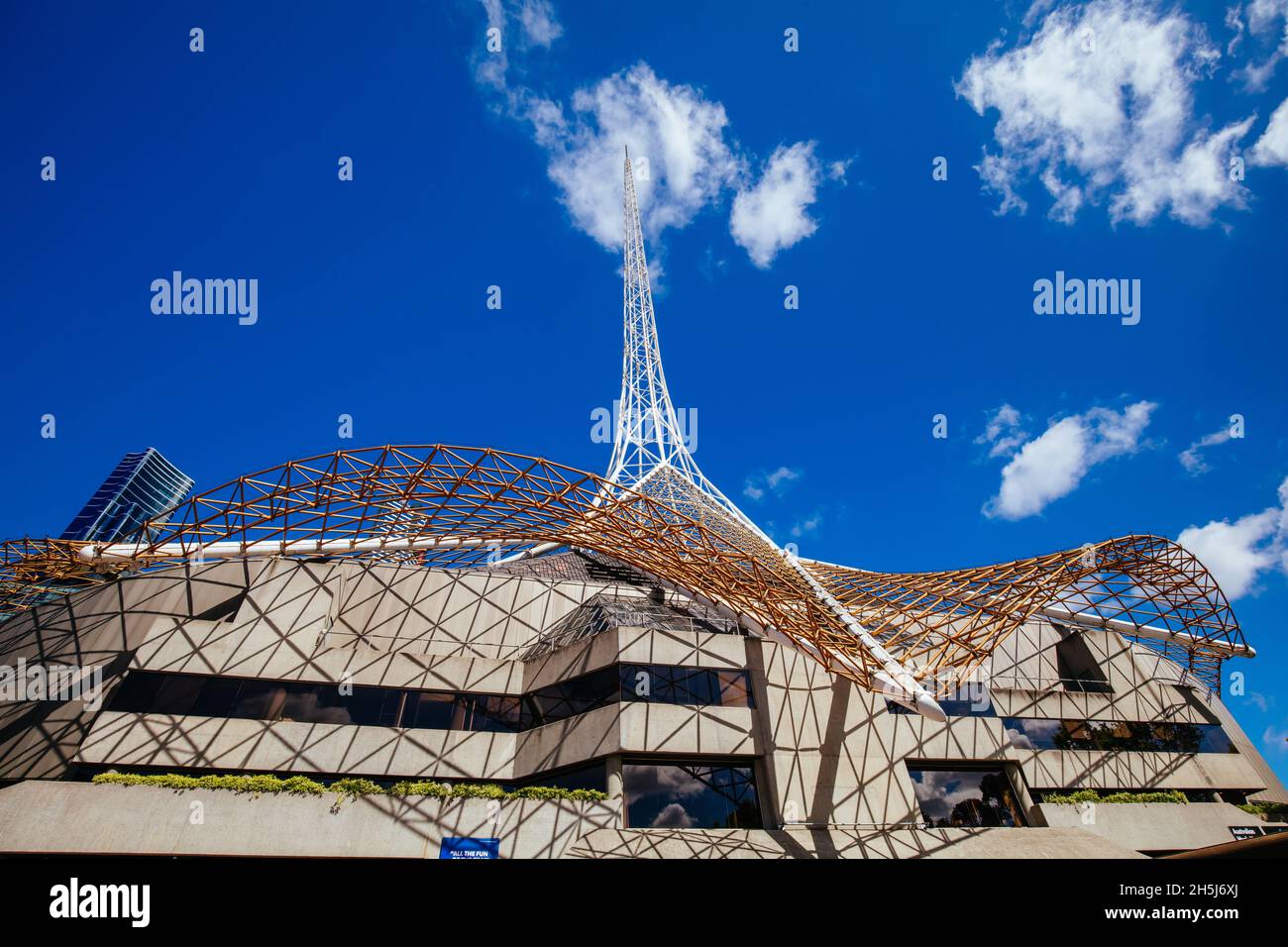 Arts Centre Melbourne in Australia Stock Photo Alamy