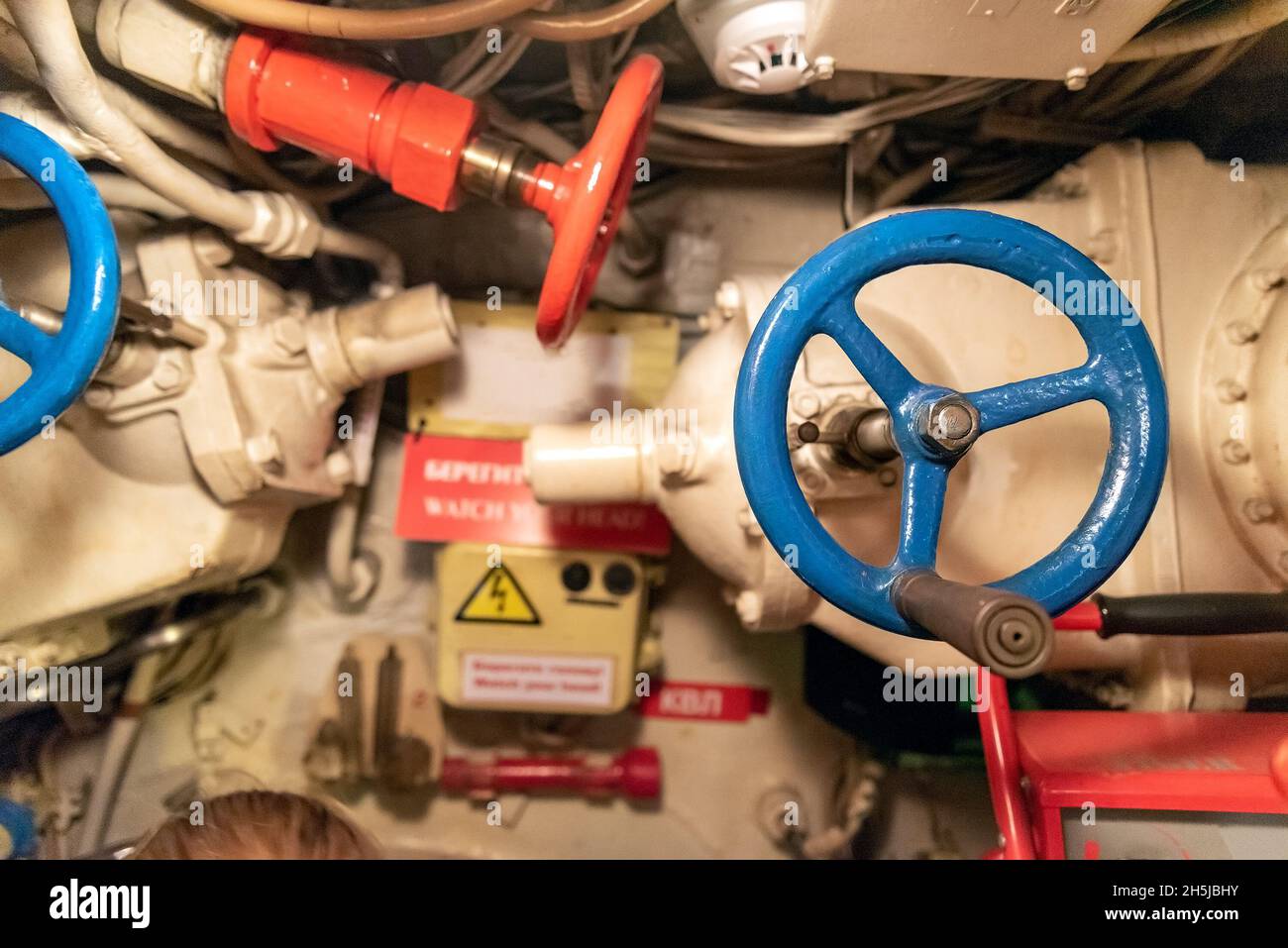 Main air engine on a submarine. It is used for transfer highpressure
