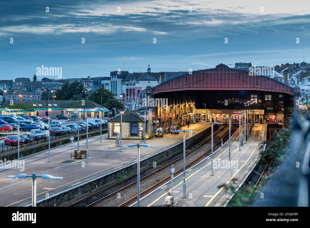 Penzance railway station, Penzance, Cornwall Stock Photo Alamy