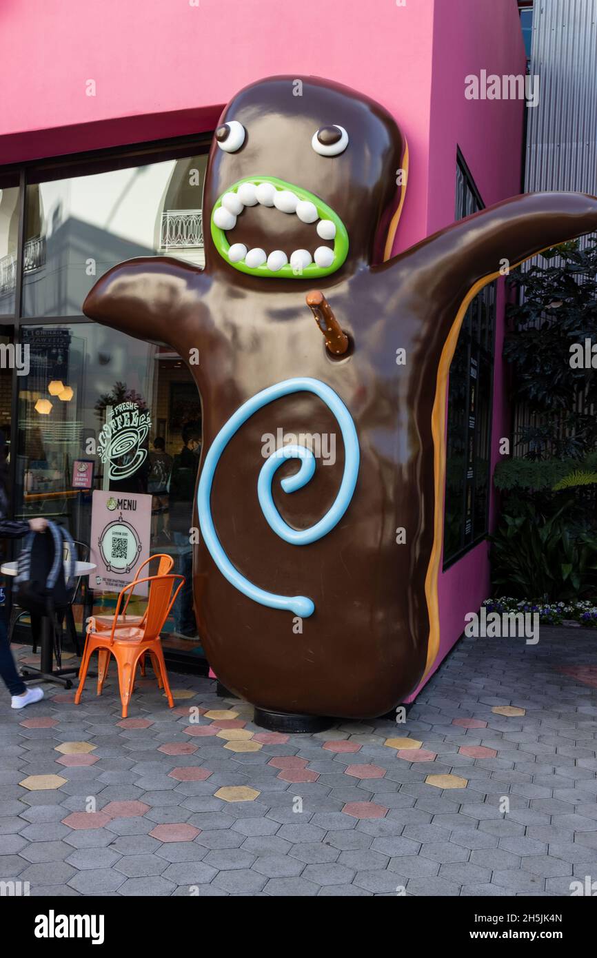 Voodoo donut shop, Universal City Walk, Hollywood, California Stock Photo