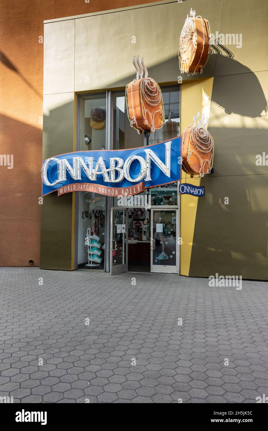 Cinnabon, Universal City Walk Stock Photo