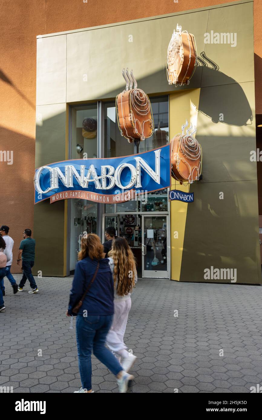 Cinnabon, Universal City Walk Stock Photo