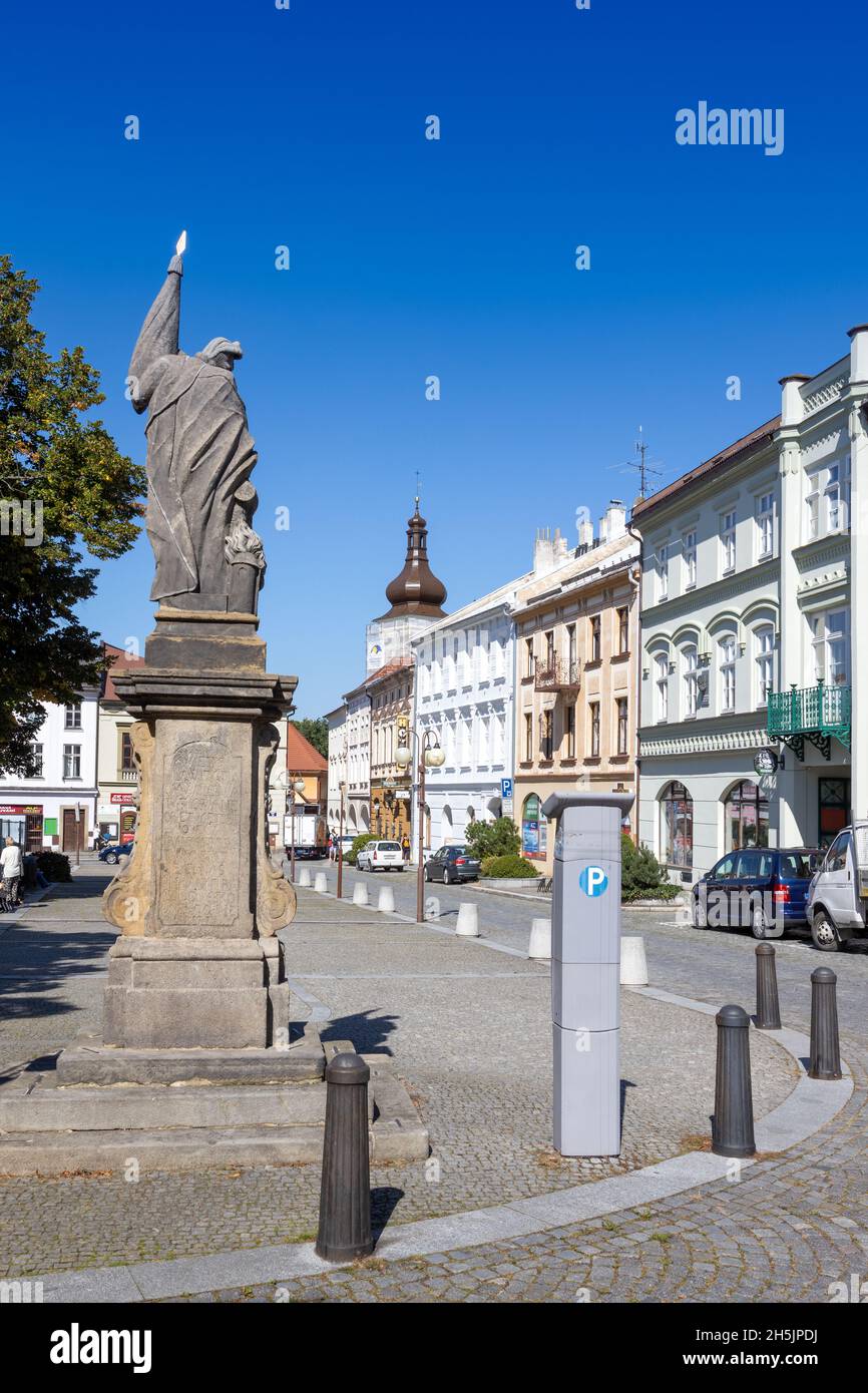 Namesti Miru, Frenštát pod Radhoštěm, Beskydy, Zlinsky kraj, Česká  republika / town Frenstat pod Radhostem, Moravia, Czech republic Stock  Photo - Alamy