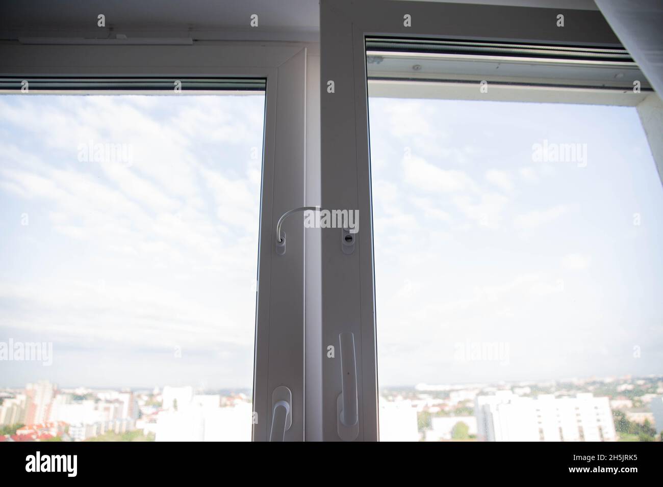 Child lock on the windows of the house, blocking device for opening