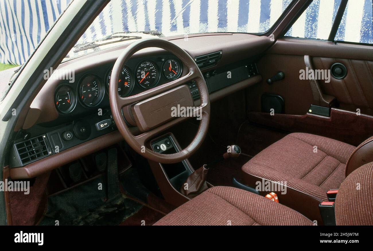 interior of a 1987 Porsche 911 Carrera  Club Sport Stock Photo - Alamy
