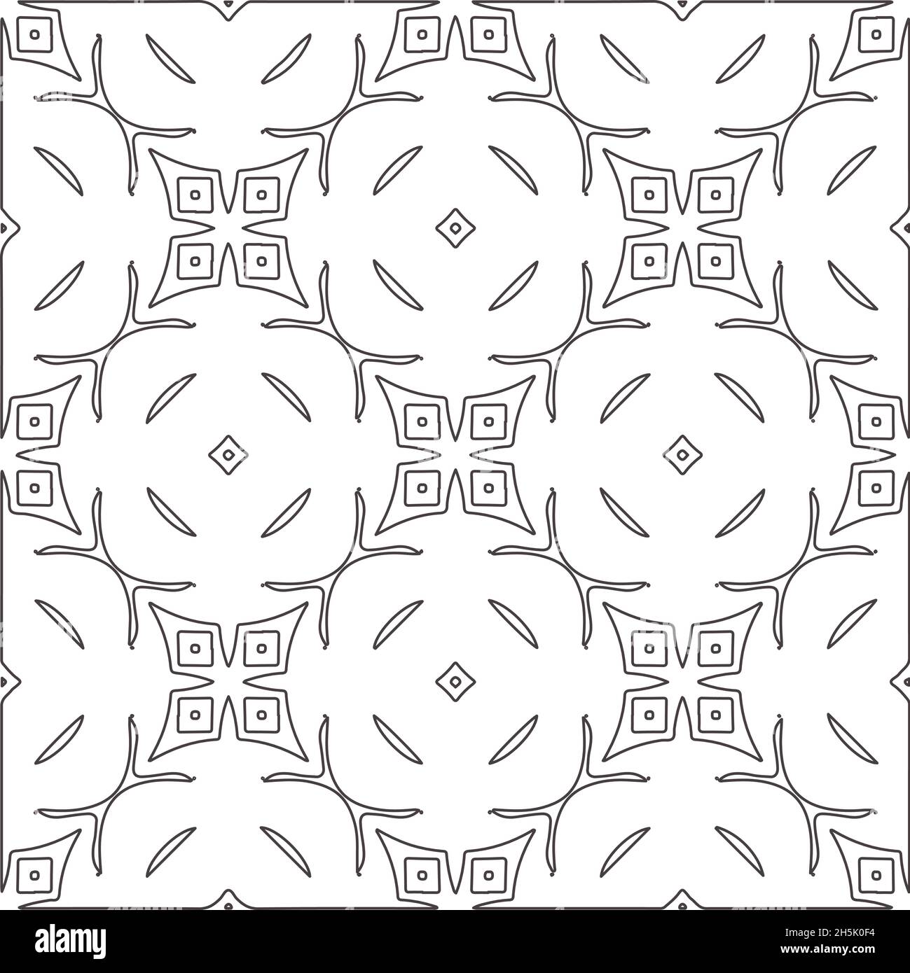 Repeating geometric tiles from striped elements.Modern geometric ...