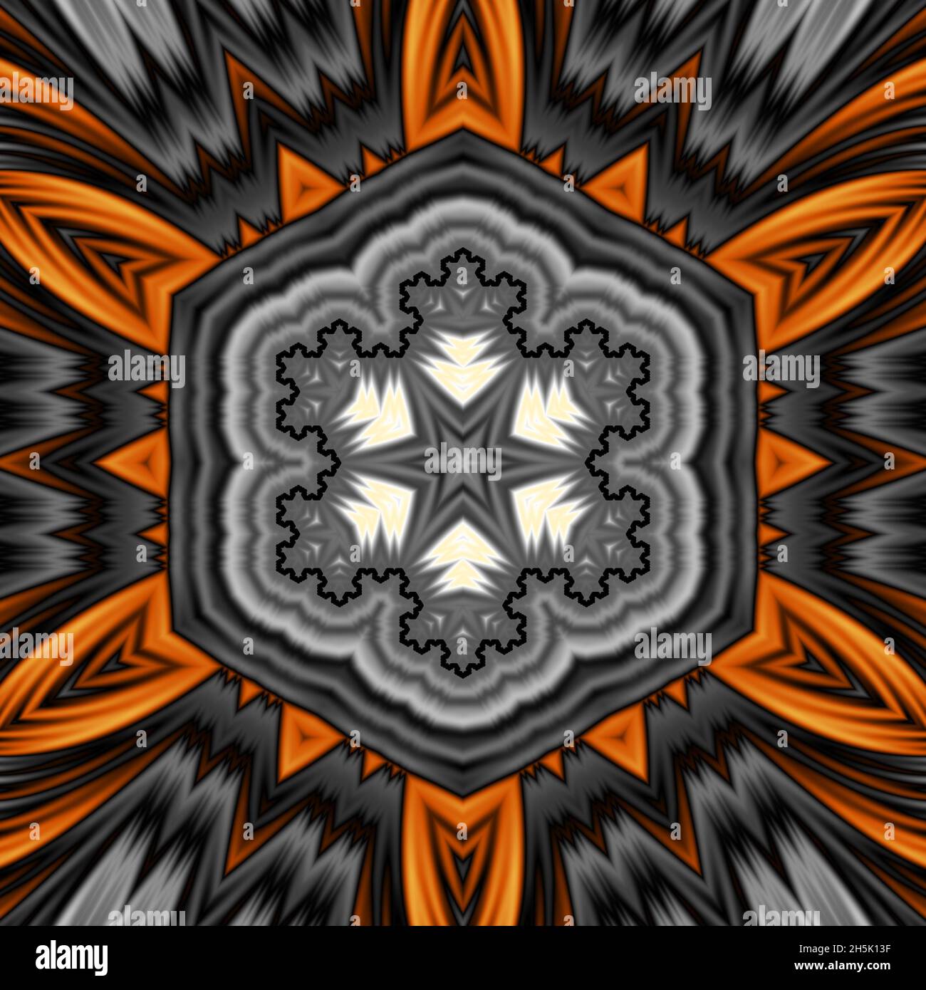 Abstract Computer generated Fractal design. A fractal is a never-ending ...