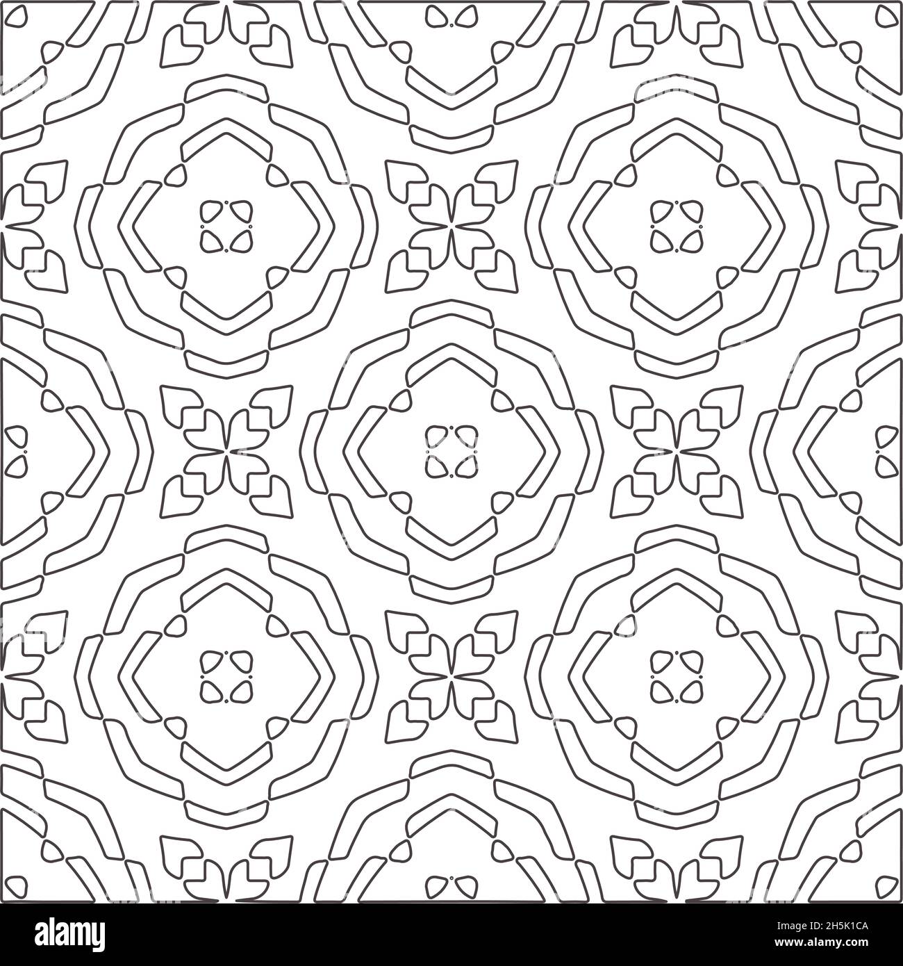 Repeating geometric tiles from striped elements.Modern geometric ...