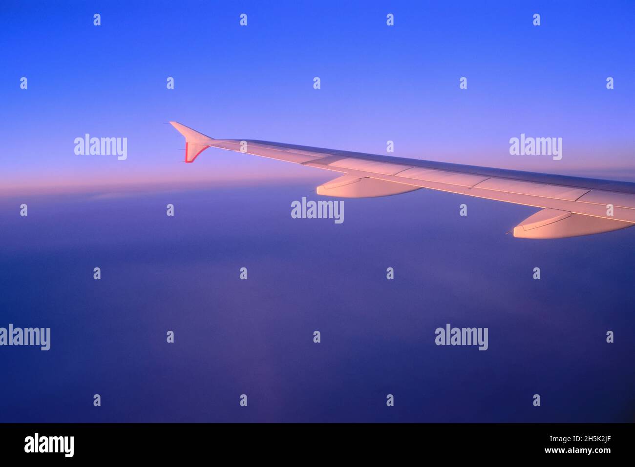 Airplane Wing Stock Photo