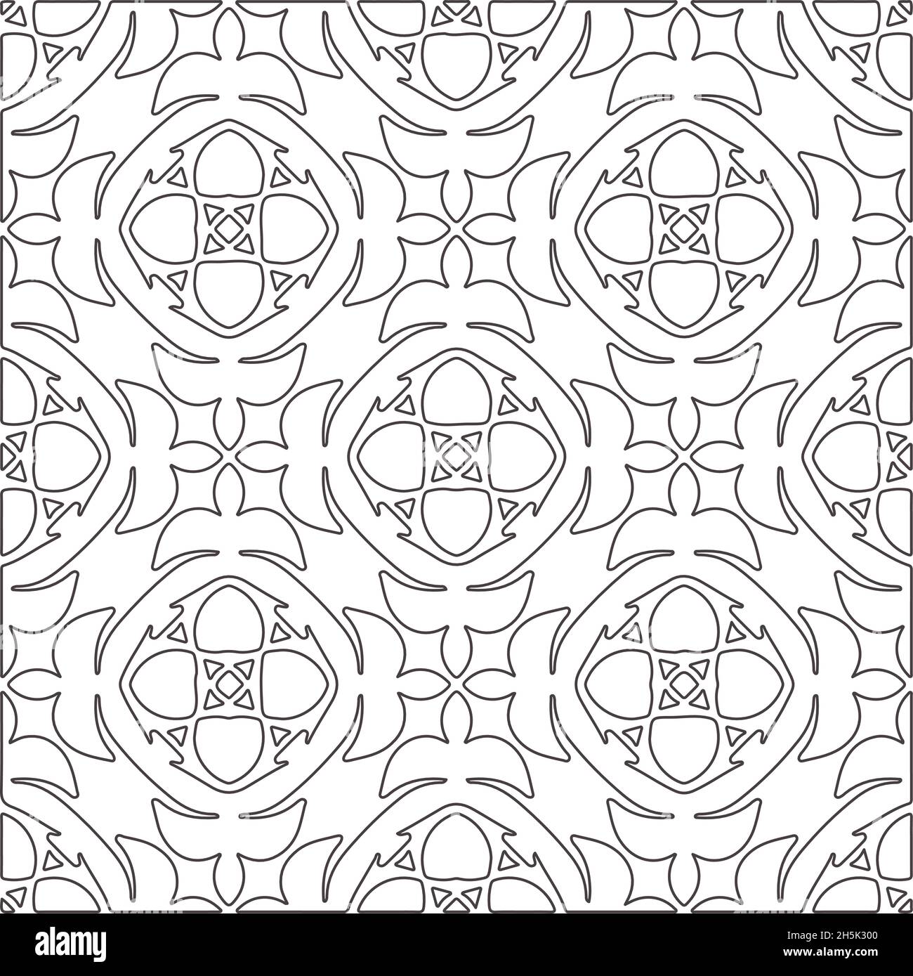 Repeating geometric tiles from striped elements.Modern geometric ...
