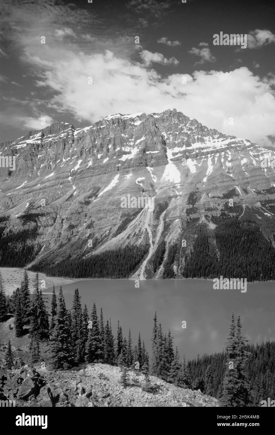 Peyto Lake and Rocky Mountains Banff National Park Alberta, Canada ...
