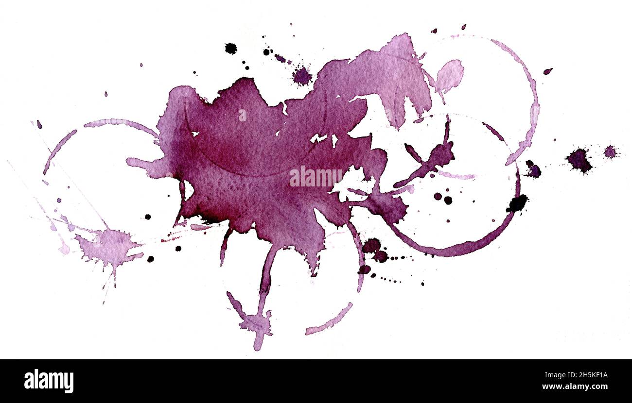 background red wine stains. Suitable for your wine designs Stock Photo