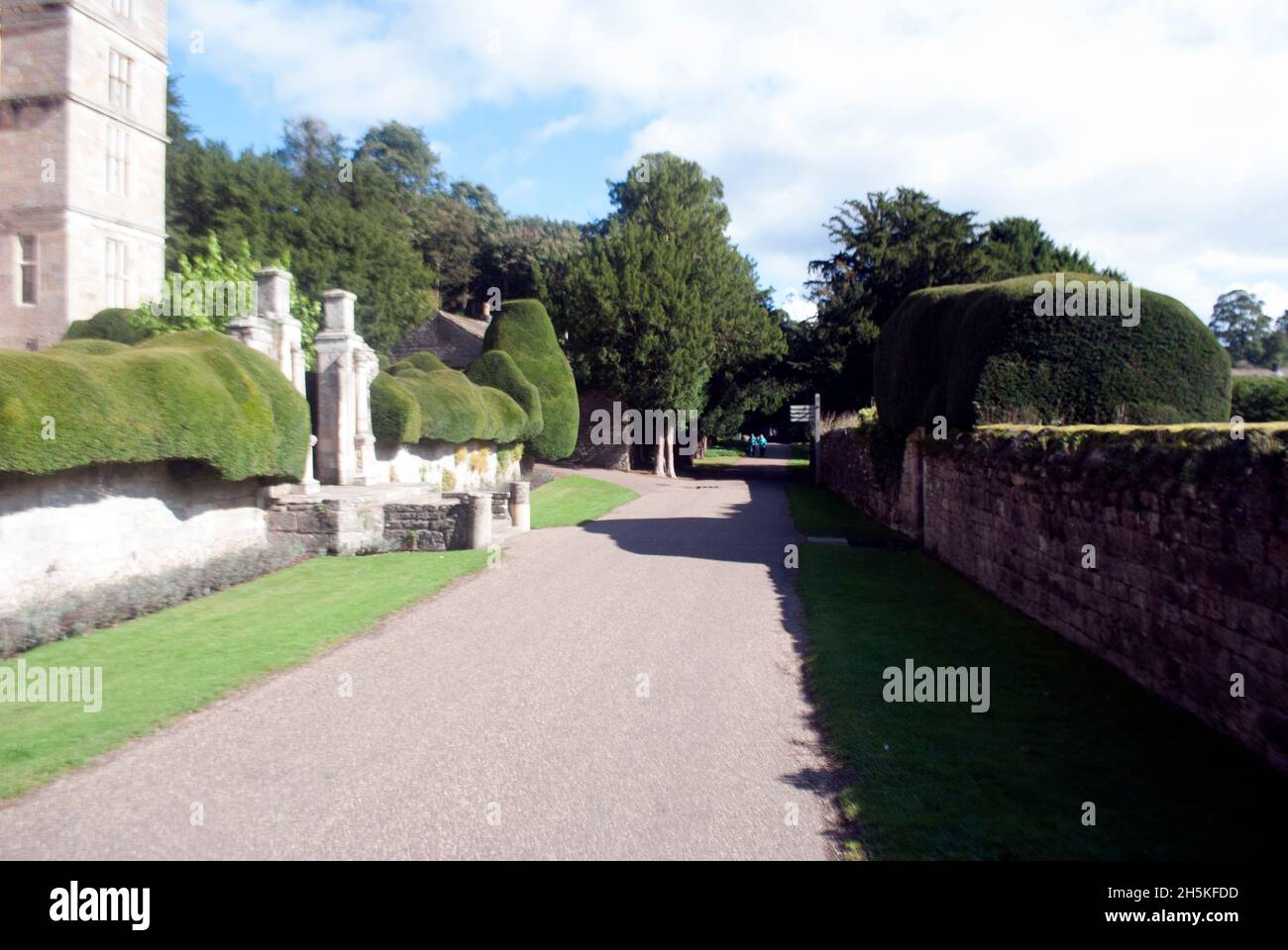 Path in front of Fountains Hall Fountains Abbey, Aldfield, near Ripon
