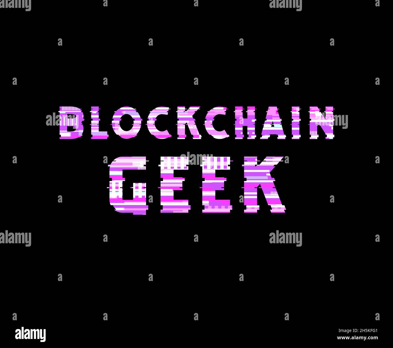 Cyberspace Geek text art design for printing. Trendy typography  illustration, hipster style. Gift for crypto technology and NFT nerds Stock  Photo - Alamy