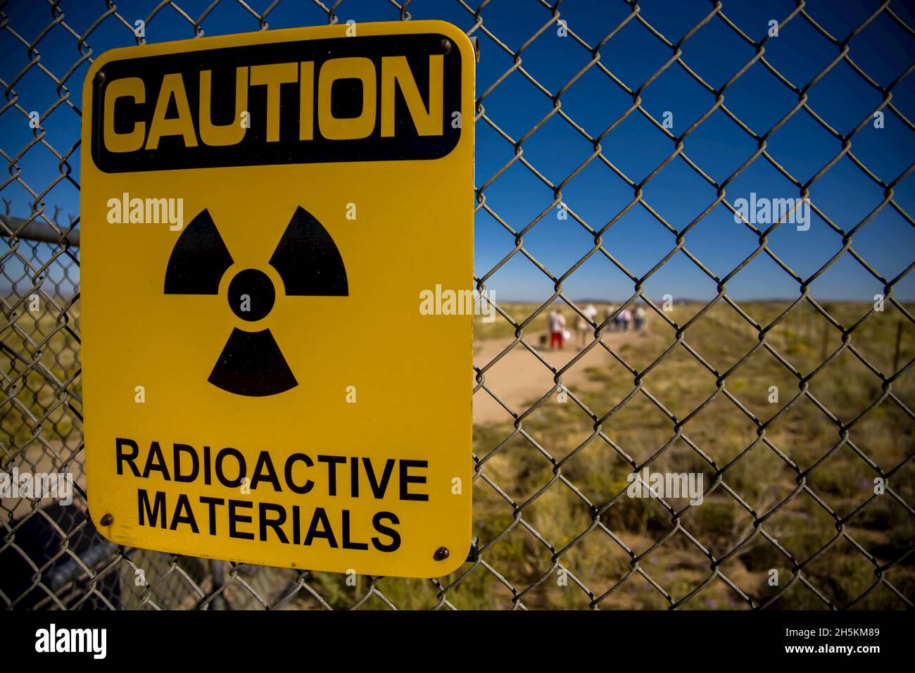 Sign, Radioactive Materials, Trinity Site, Manhattan Project, New