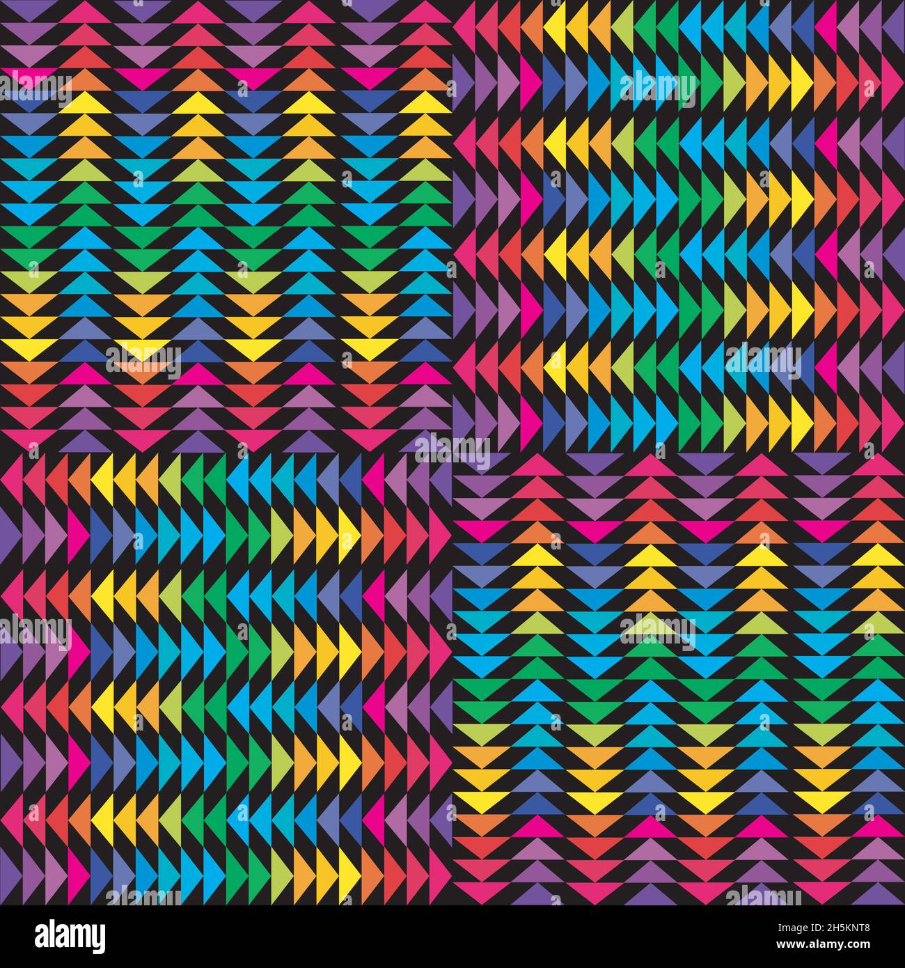 Multicolored triangles background Stock Vector