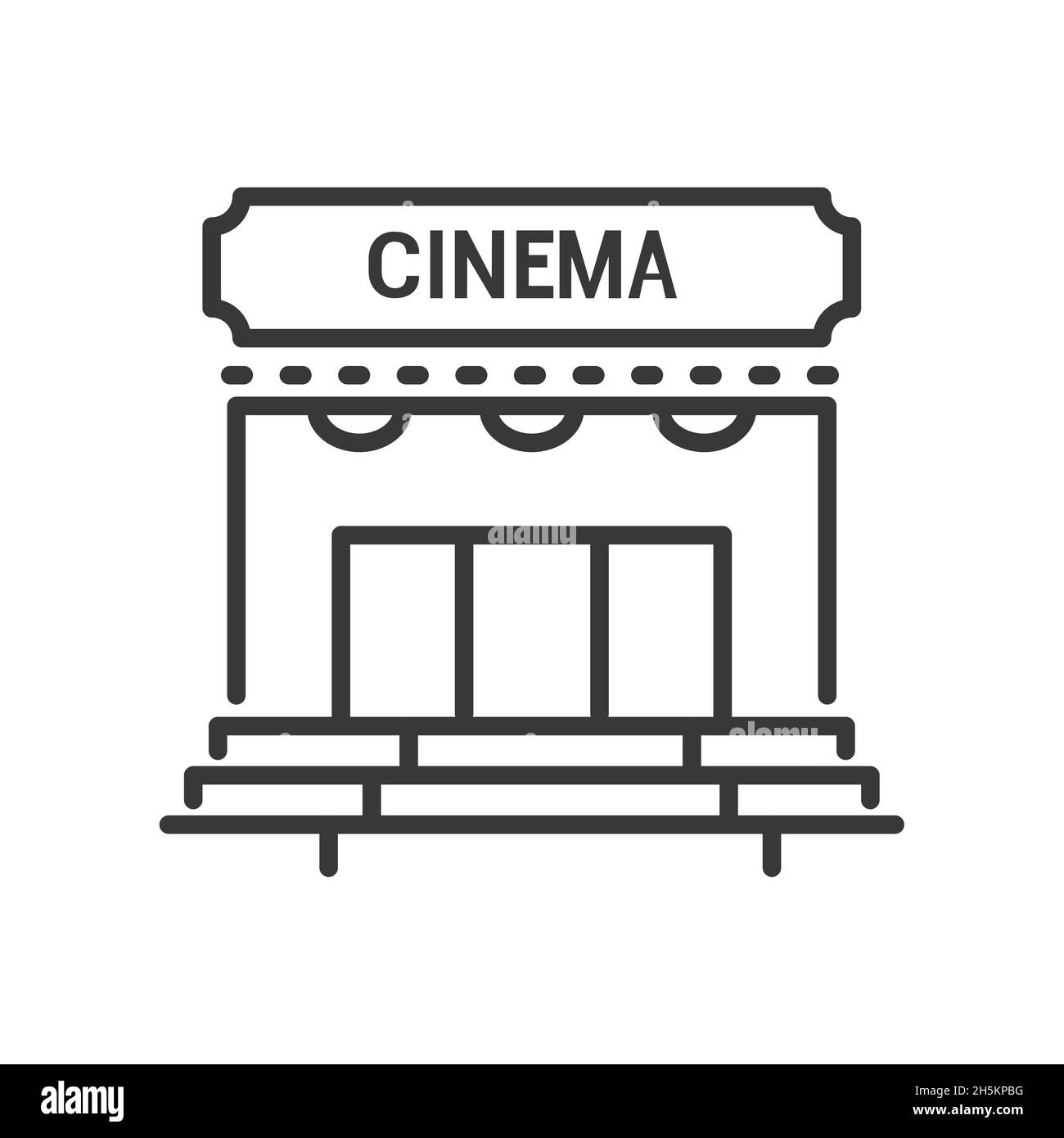 Watching a movie theatre Cut Out Stock Images & Pictures - Alamy