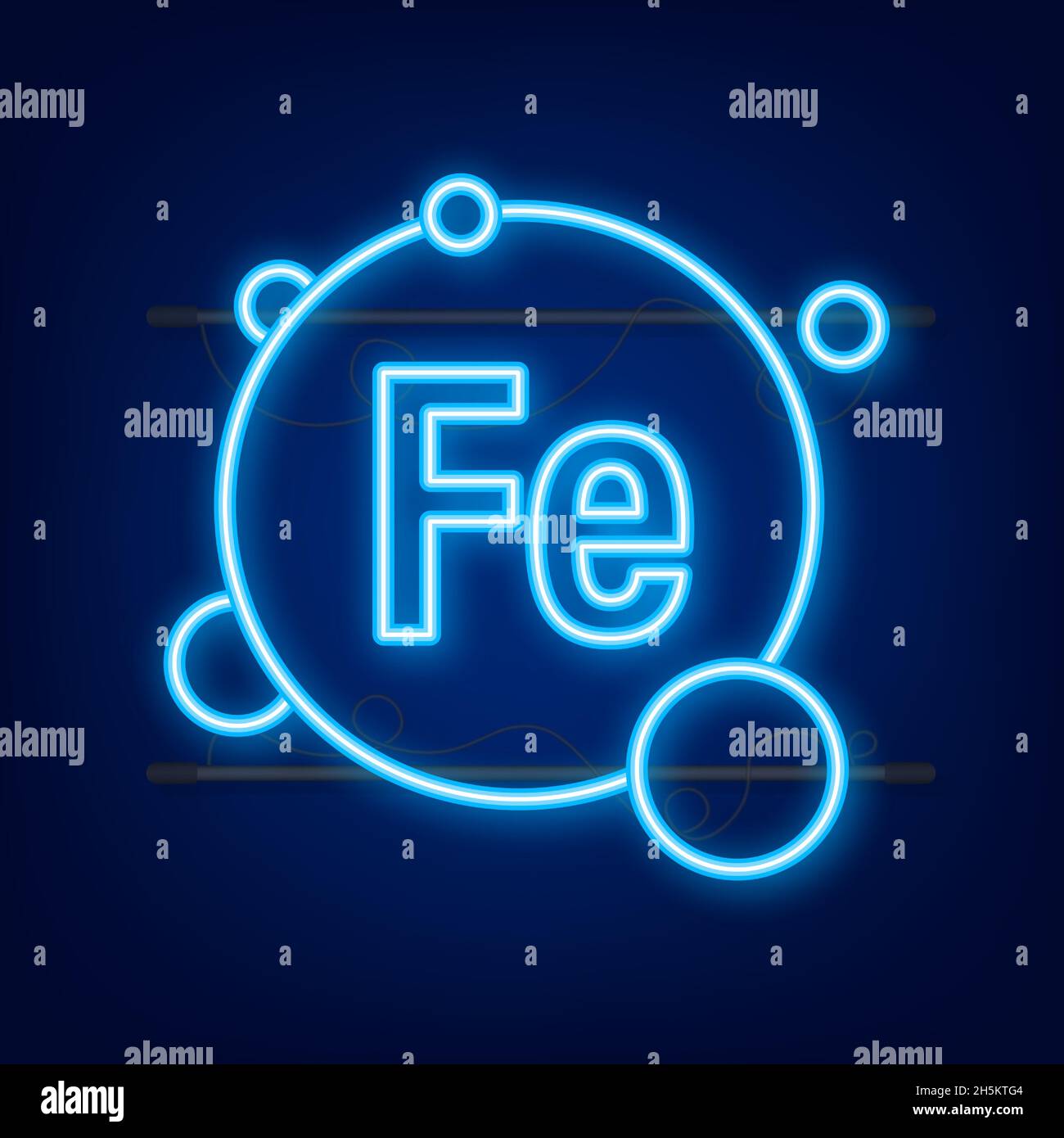 Iron element periodic table chemistry. Iron symbol atomic vector sign Fe  vitamin Stock Vector Image & Art - Alamy