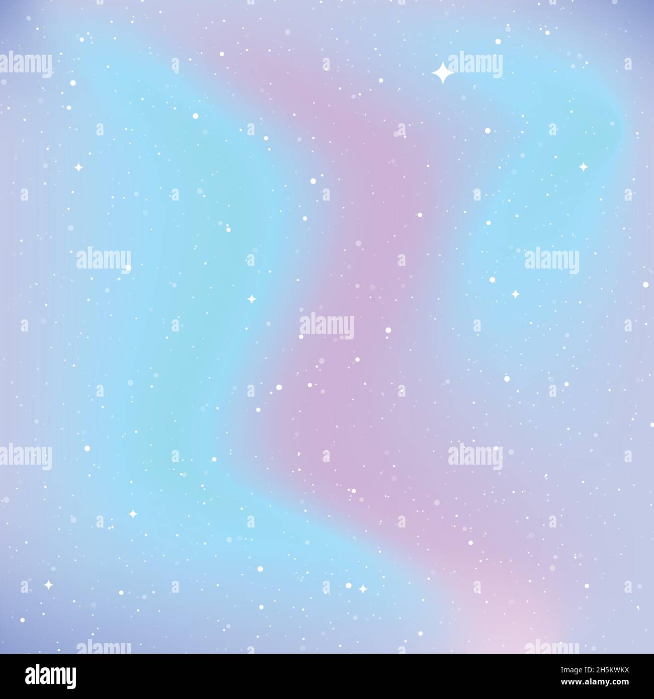 Star universe background. Pastel colour. Concept of galaxy, space, cosmos, space dust. Vector illustration Stock Vector