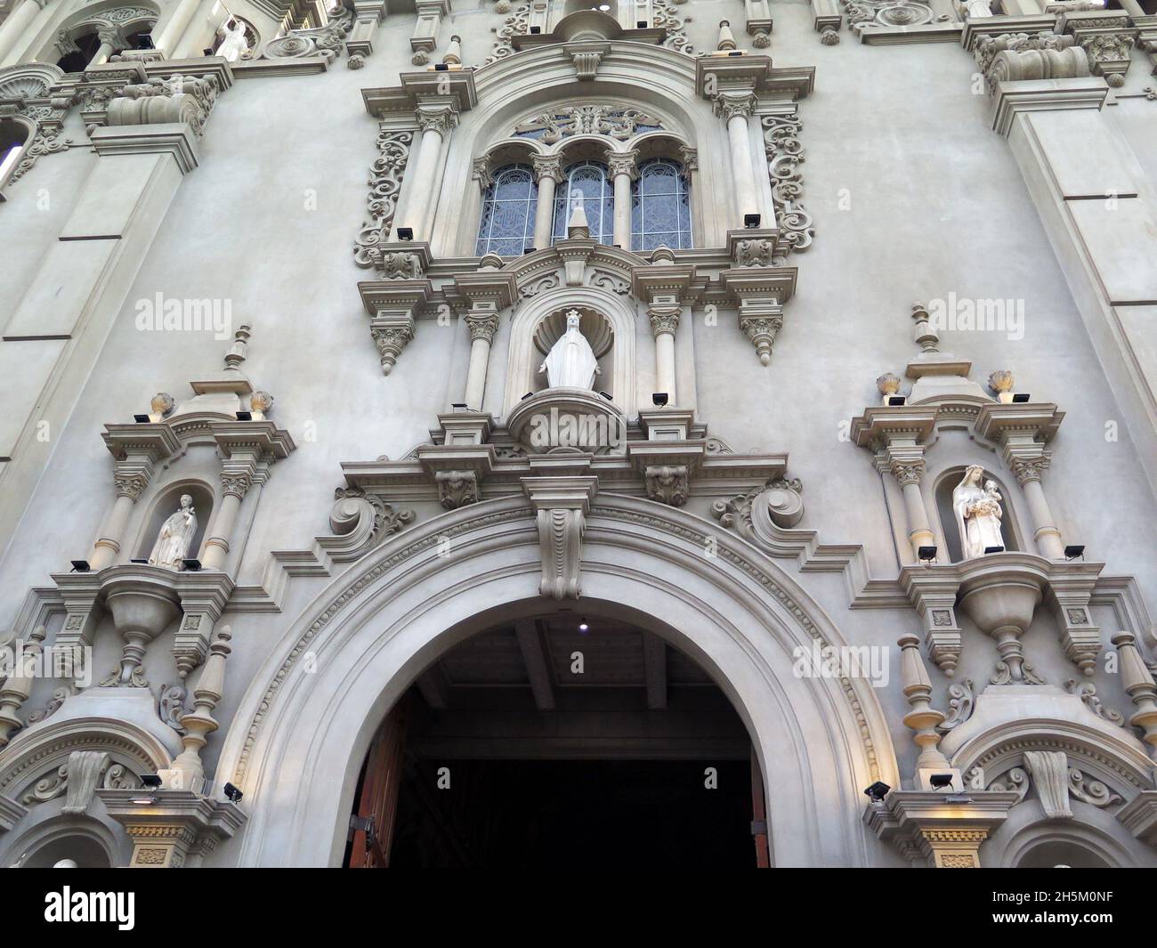 Catolic church in Miraflores Lima - Peru Stock Photo