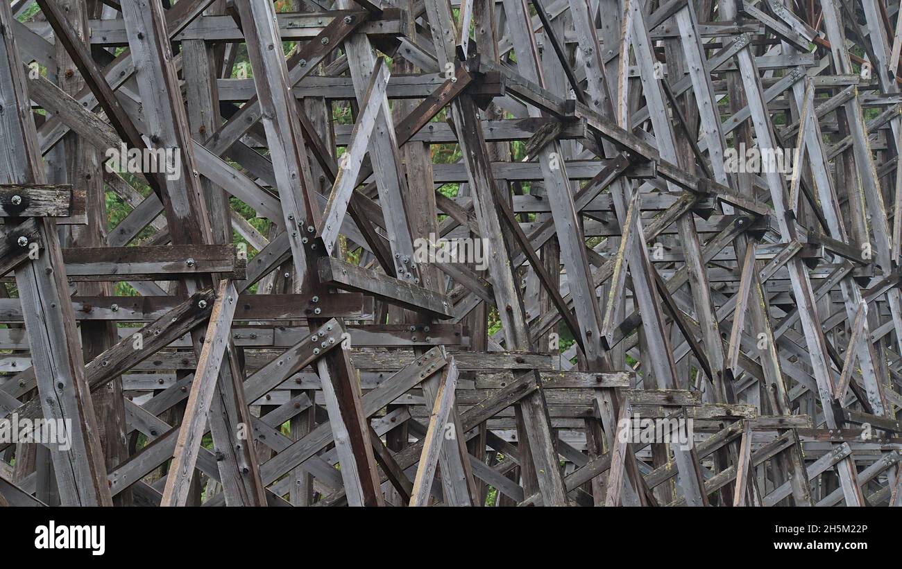 Wooden Trestle Bridge High Resolution Stock Photography and Images - Alamy