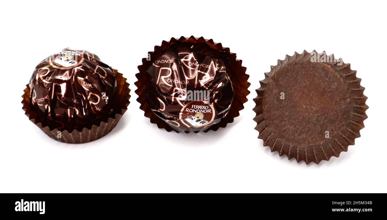 Ferrero Rondnoir Dark Chocolates, Fine, Chocolate