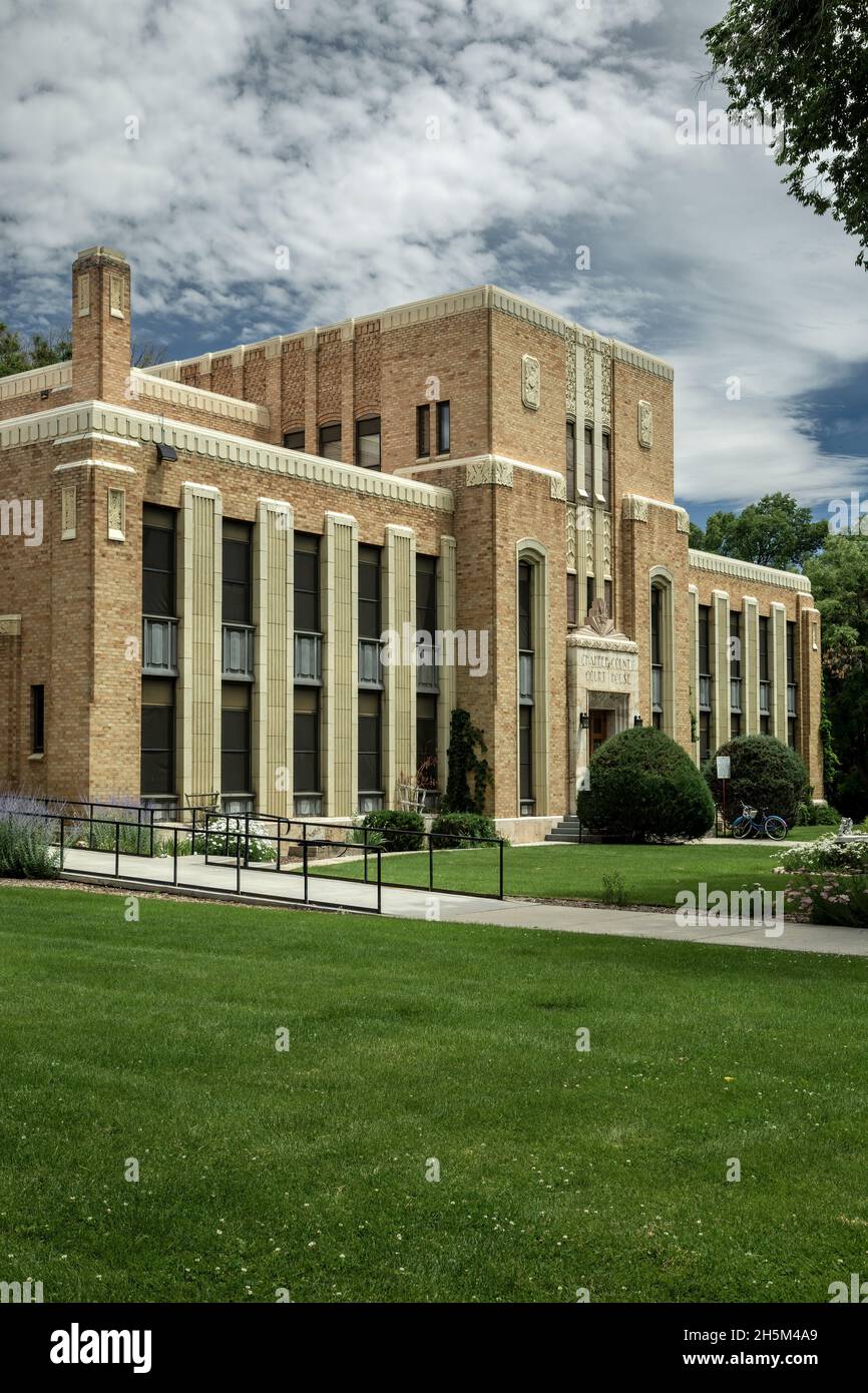 Chaffee County Courthouse (1932), Salida, Colorado USA Stock Photo