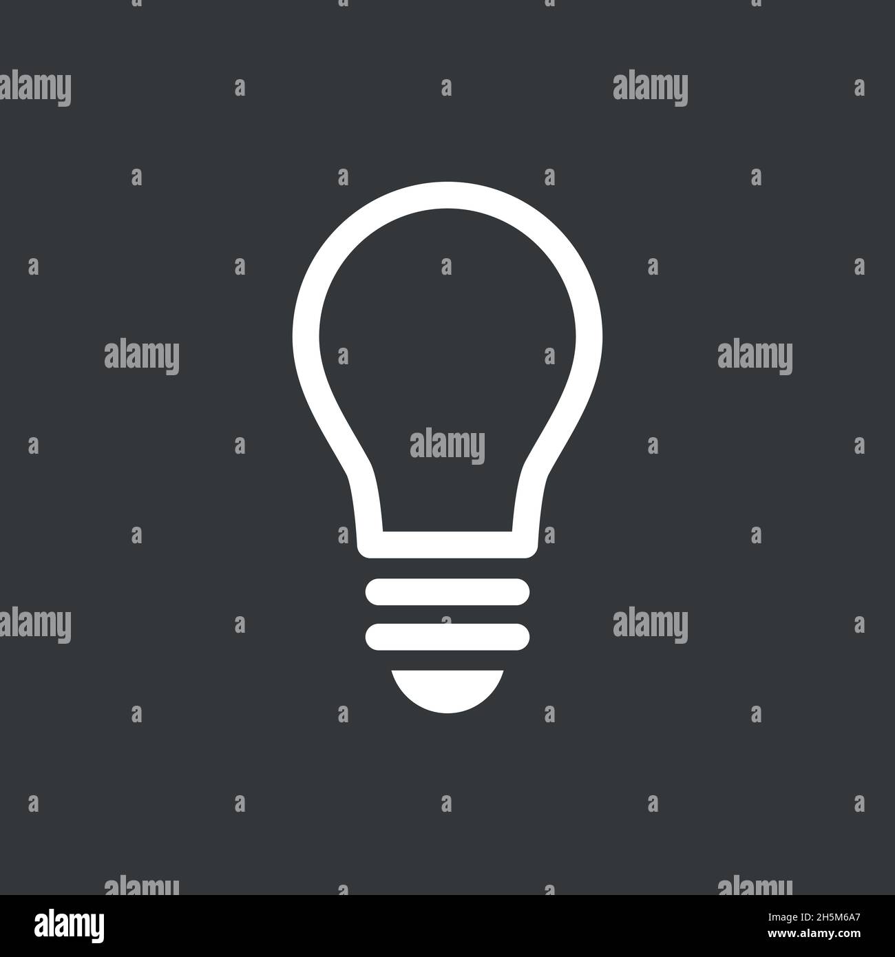 Light bulb icon. Vector illustration, flat design Stock Vector Image ...