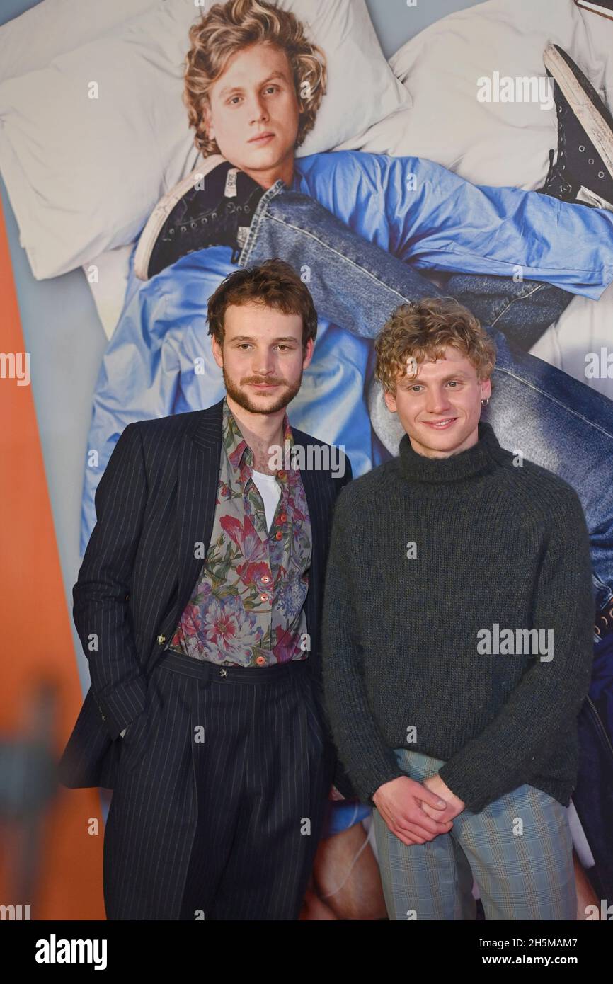 From left Leonard Scheicher (actor), Johannes Nussbaum (actor), film