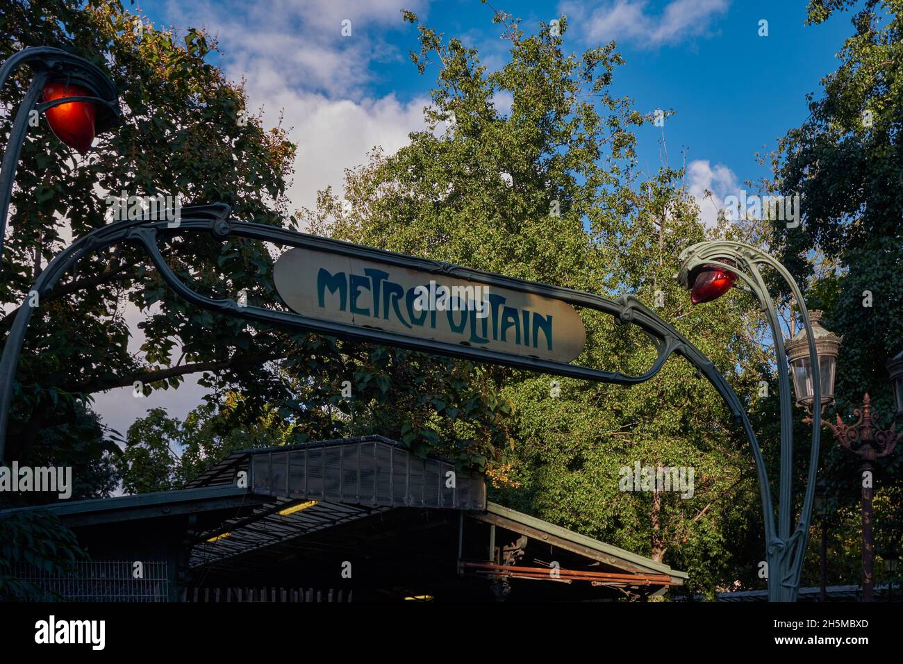 Art Nouveau signs and Canopy Entry for the Metropolitan or