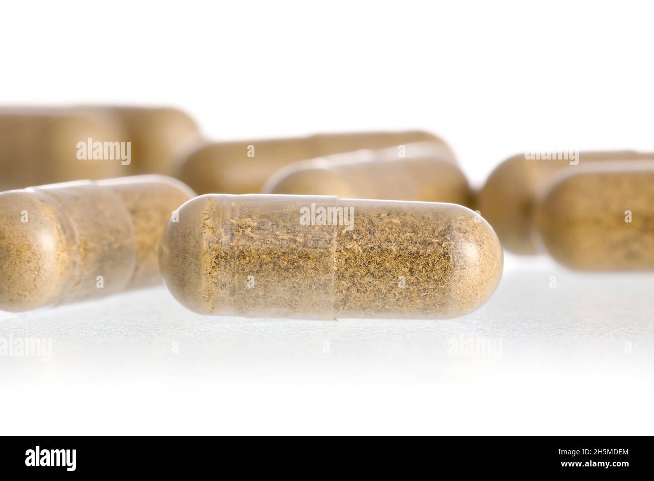 Vitamin K capsules on white background, closeup Stock Photo Alamy