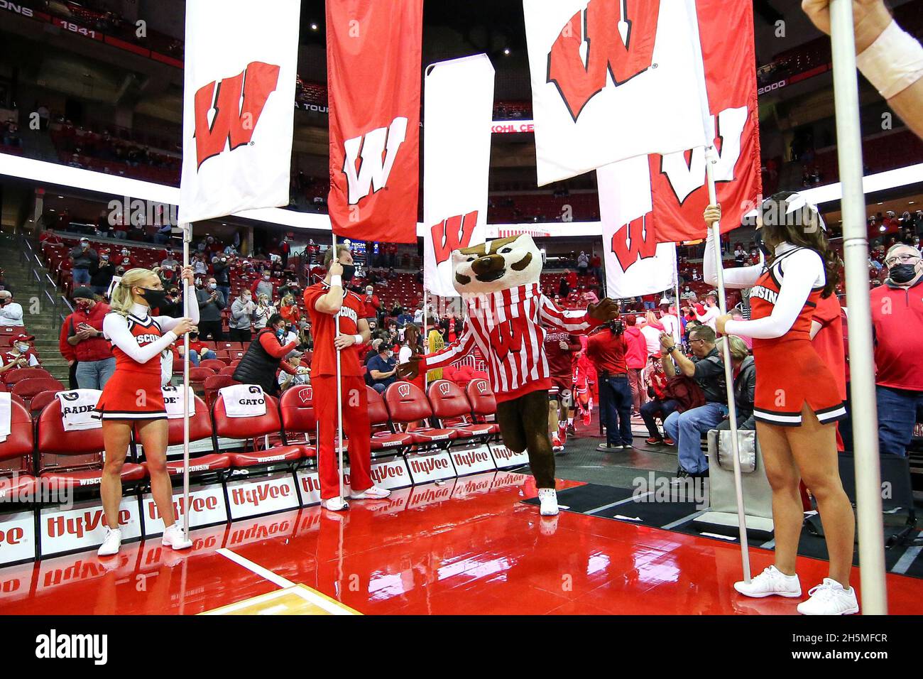 November 09, 2021 Wisconsin Badgers mascot Bucky Badger November 09, 2021 Wisconsin Badgers mascot Bucky Badger