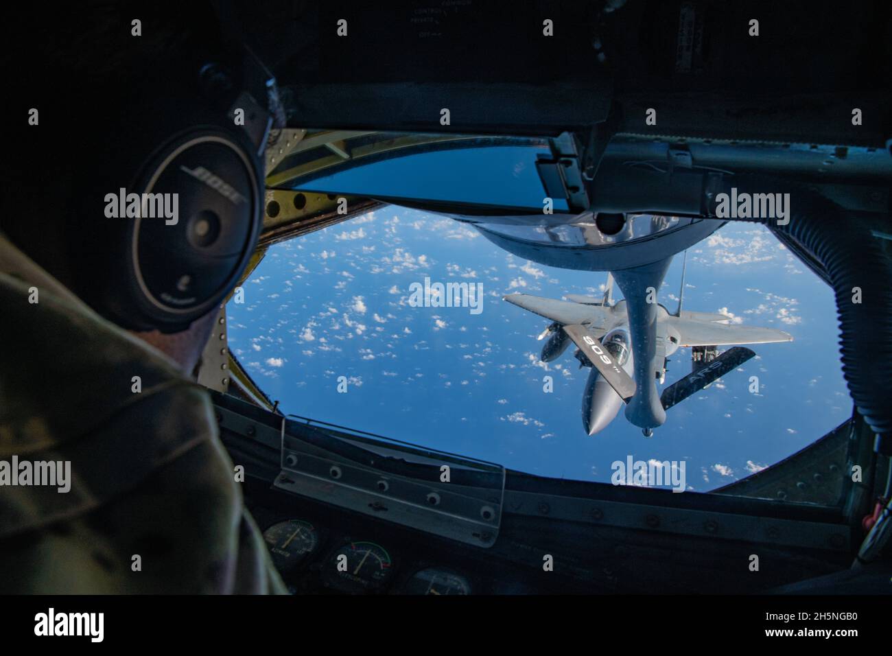 U.S. Air Force Staff Sgt. Andrew Liddane, 909th Air Refueling Squadron ...