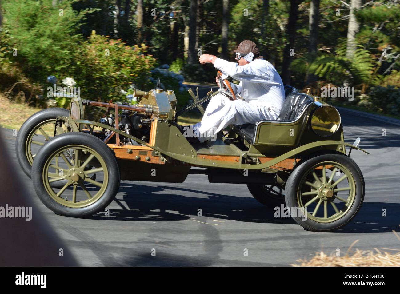 Alan Dippie 1907 Sizaire et Naudin Voiturette Sport at the Leadfoot