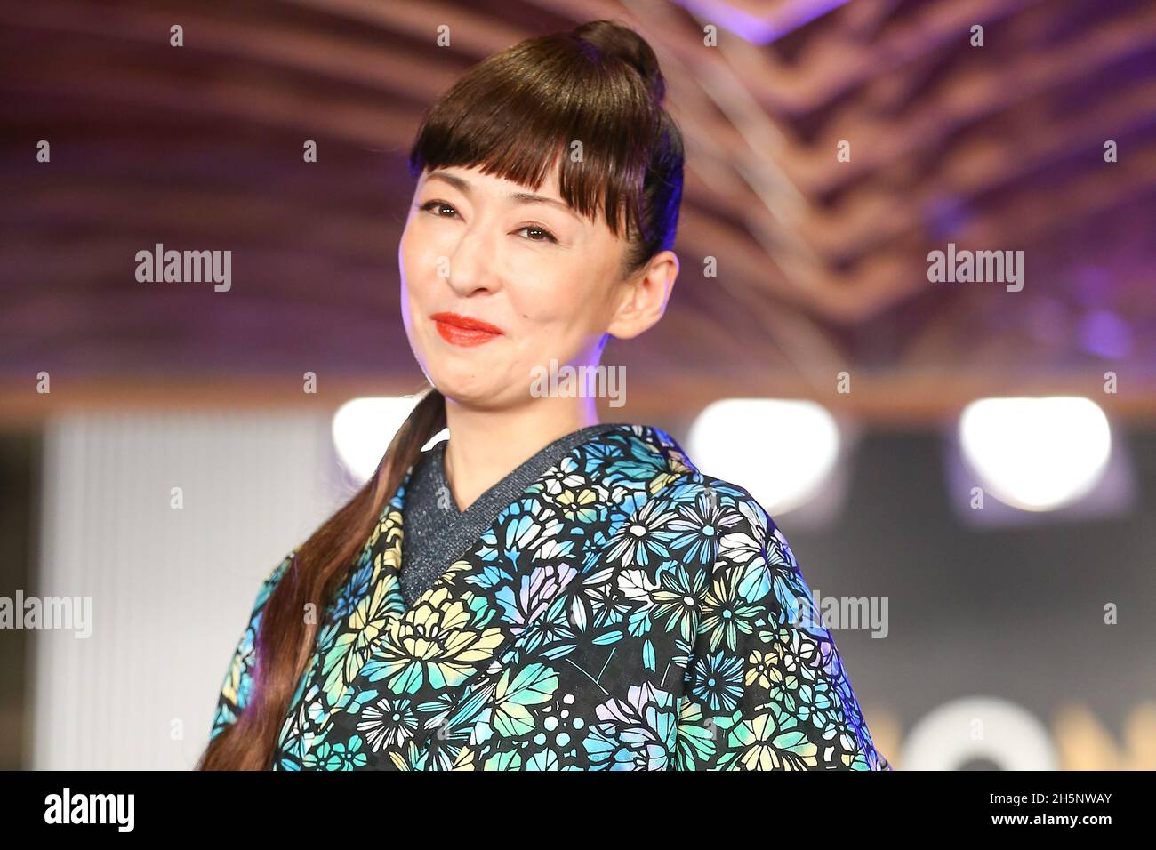 2021 Rochin new award "KIMONOIST" ceremony, Japanese actress Yasuko ...