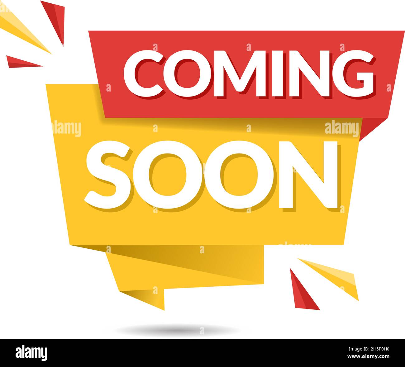 Coming Soon background Vector Illustration. Business Advertising with