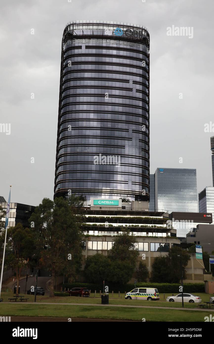 QBE Insurance offices in Parramatta, Sydney, NSW, Australia Stock Photo
