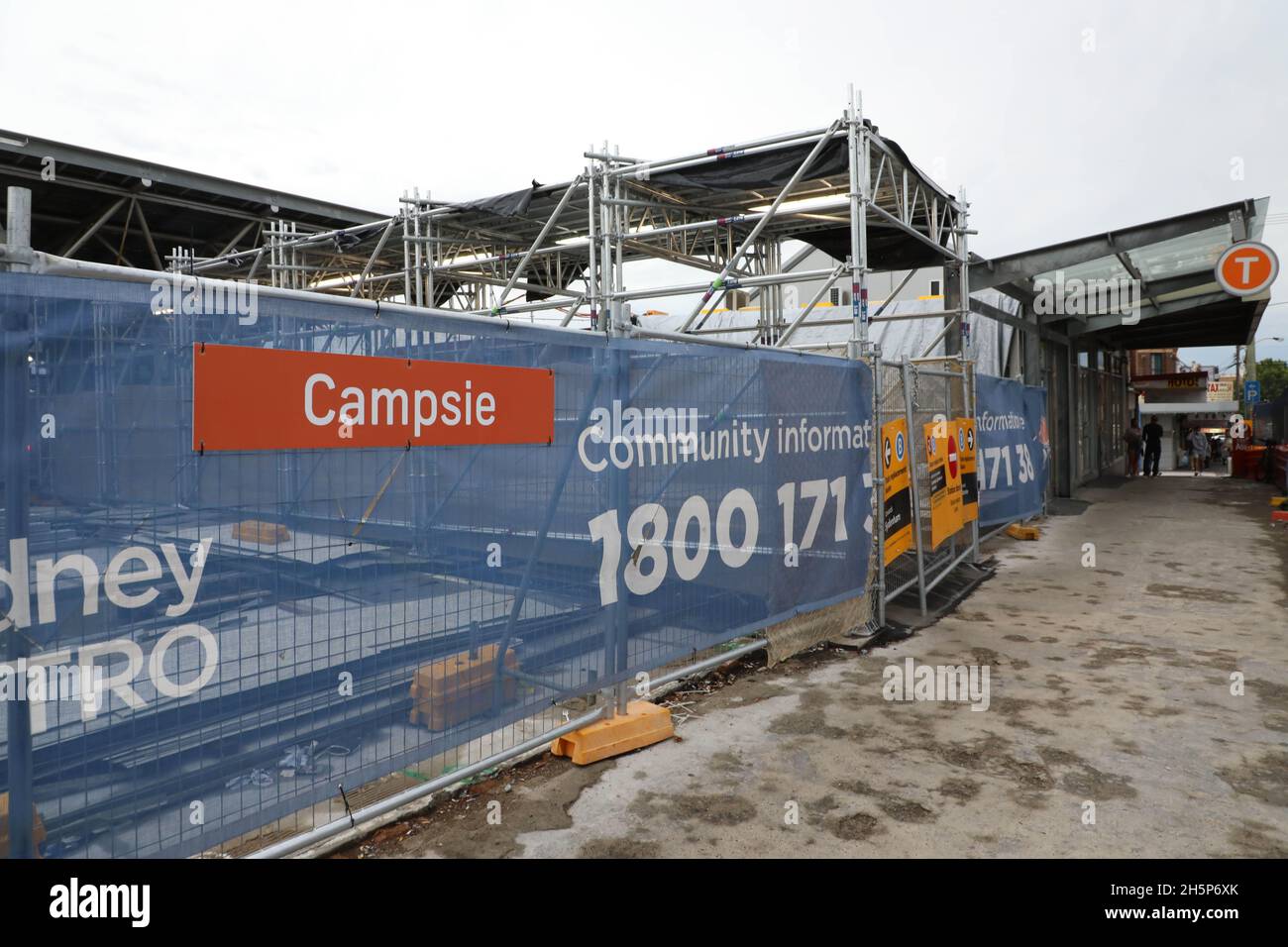 Campsie train station is closed for works, Beamish Street, Campsie