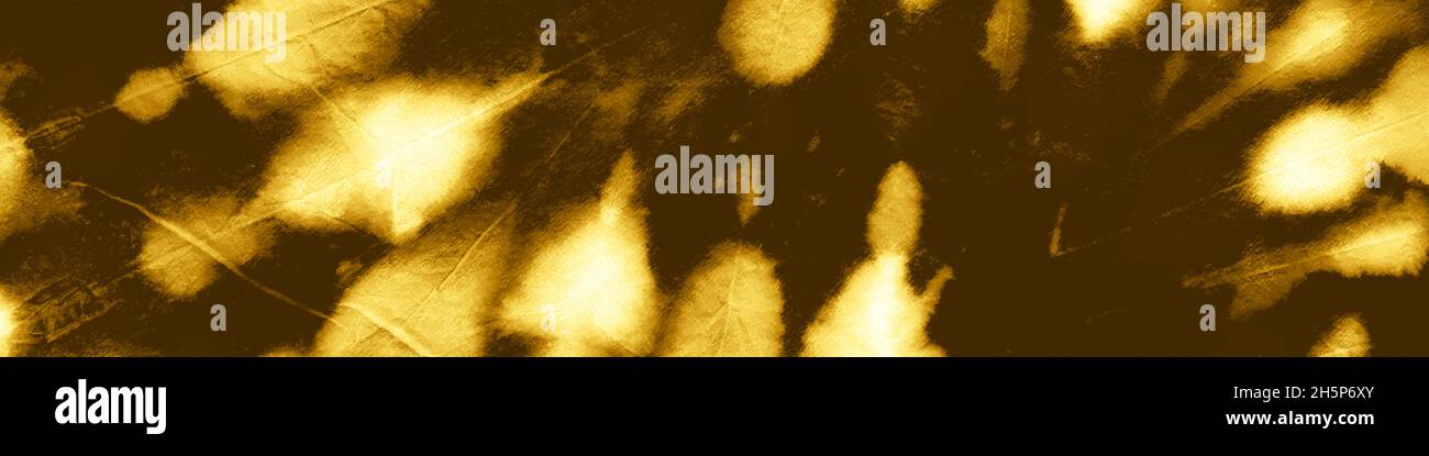 Paint Watercolor Stains. Gold Shiny Gradient Stock Photo