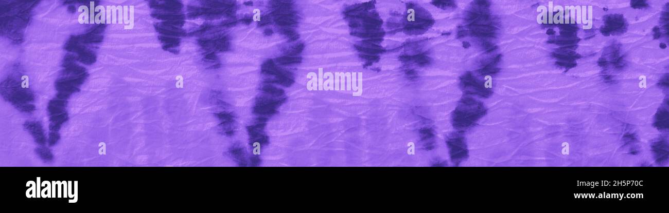 Purple Lilac Ikat Design. Tie Dye Background. Stock Photo