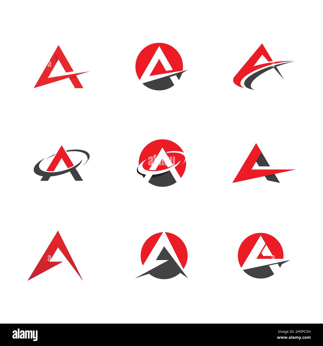 A Letter Template vector icon illustration design Stock Photo - Alamy