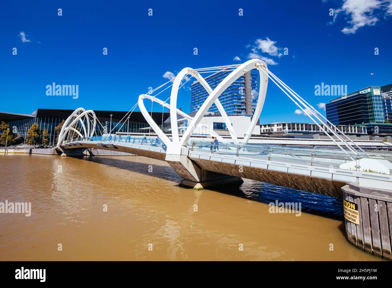 Seafarers Bridge in Melbourne Australia Stock Photo Alamy