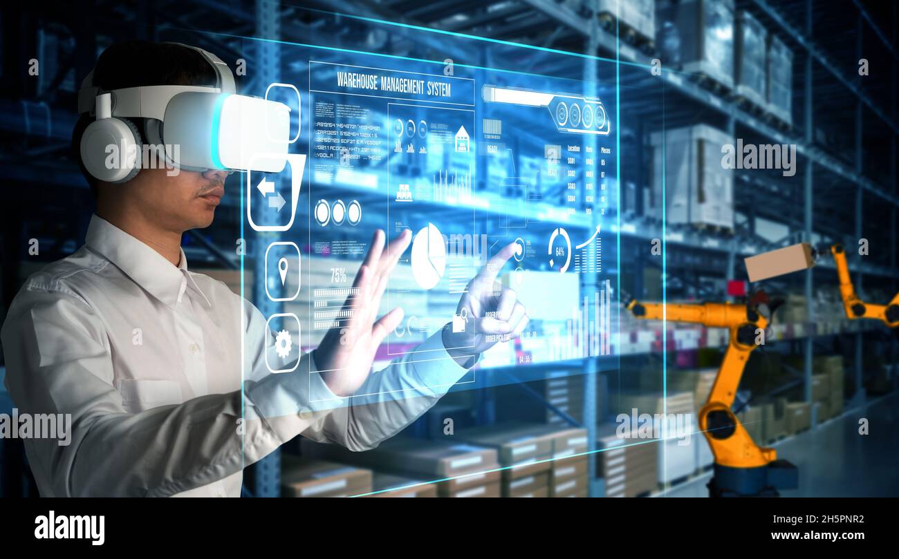 Future virtual reality technology for innovative VR warehouse