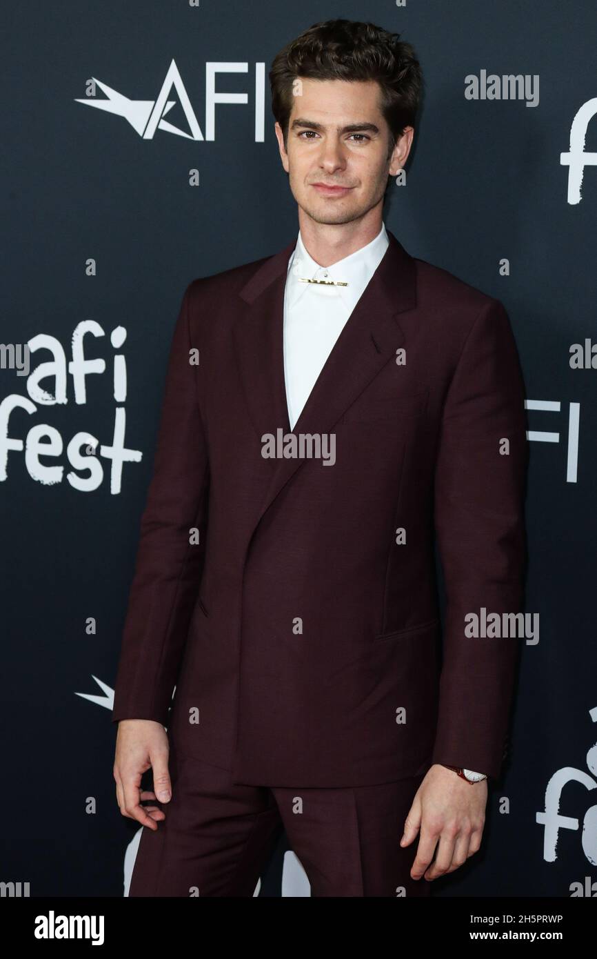 British-American actor Andrew Garfield arrives at the BBC Portland place  studios to appear on the Andrew Marr show Stock Photo - Alamy