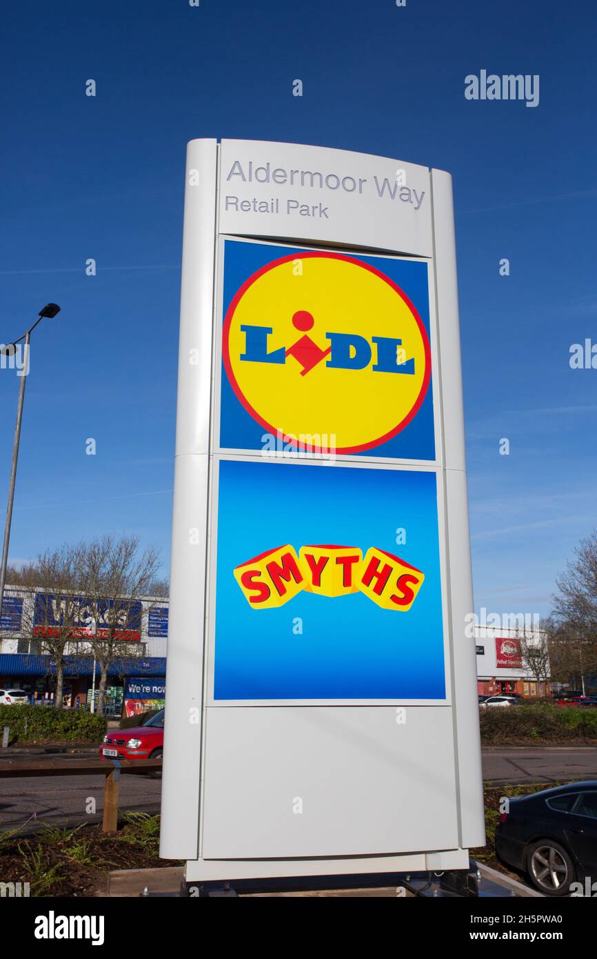 Lidl and Smyths Toys Stock Photo Alamy